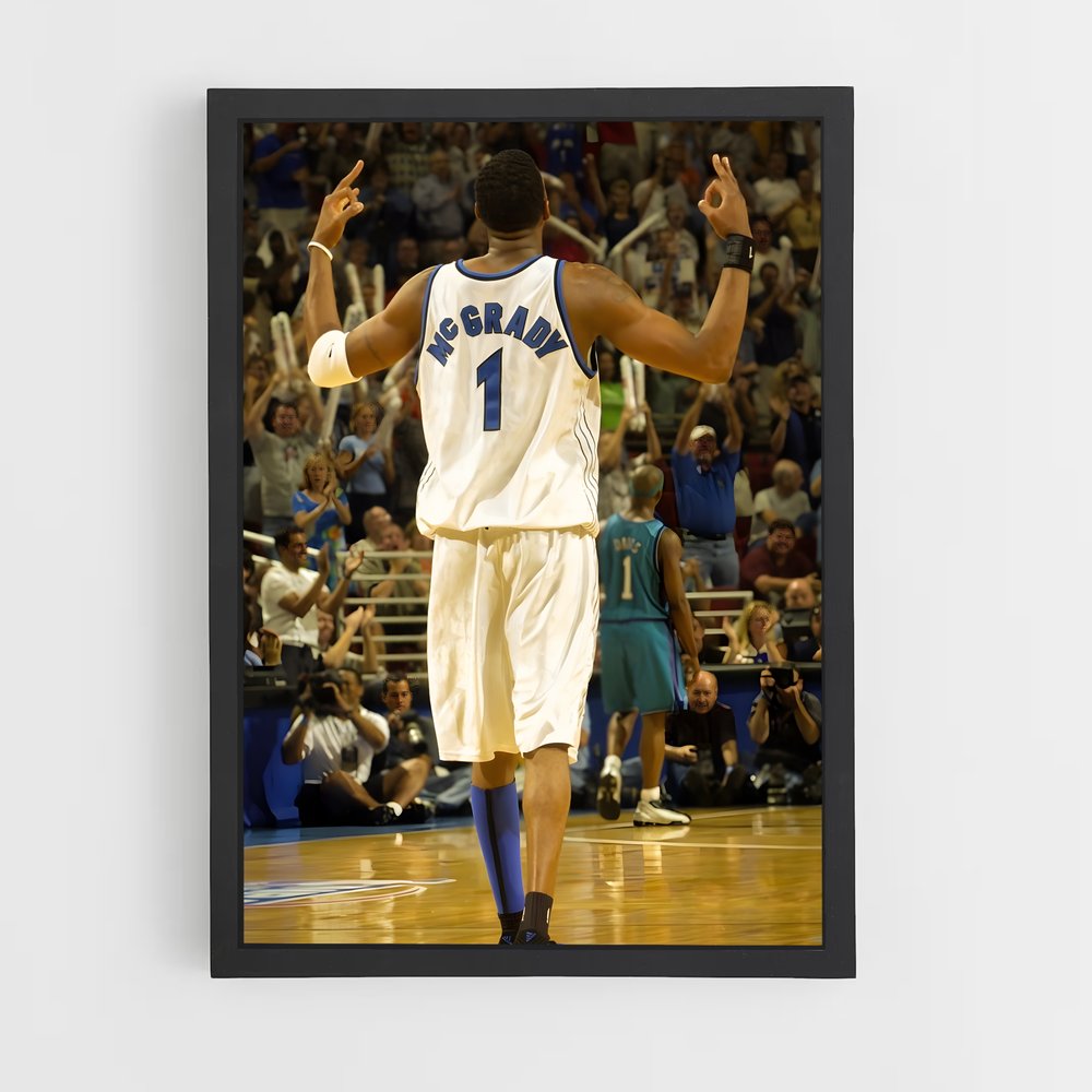 Poster Tracy in Action – affiche Basketball (vue 2)